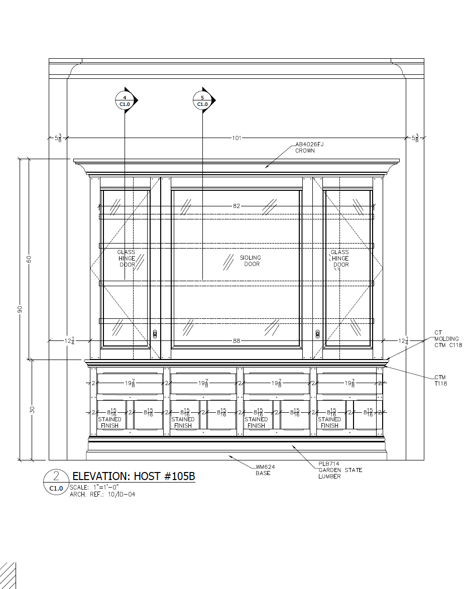 Millwork Shop Drawings